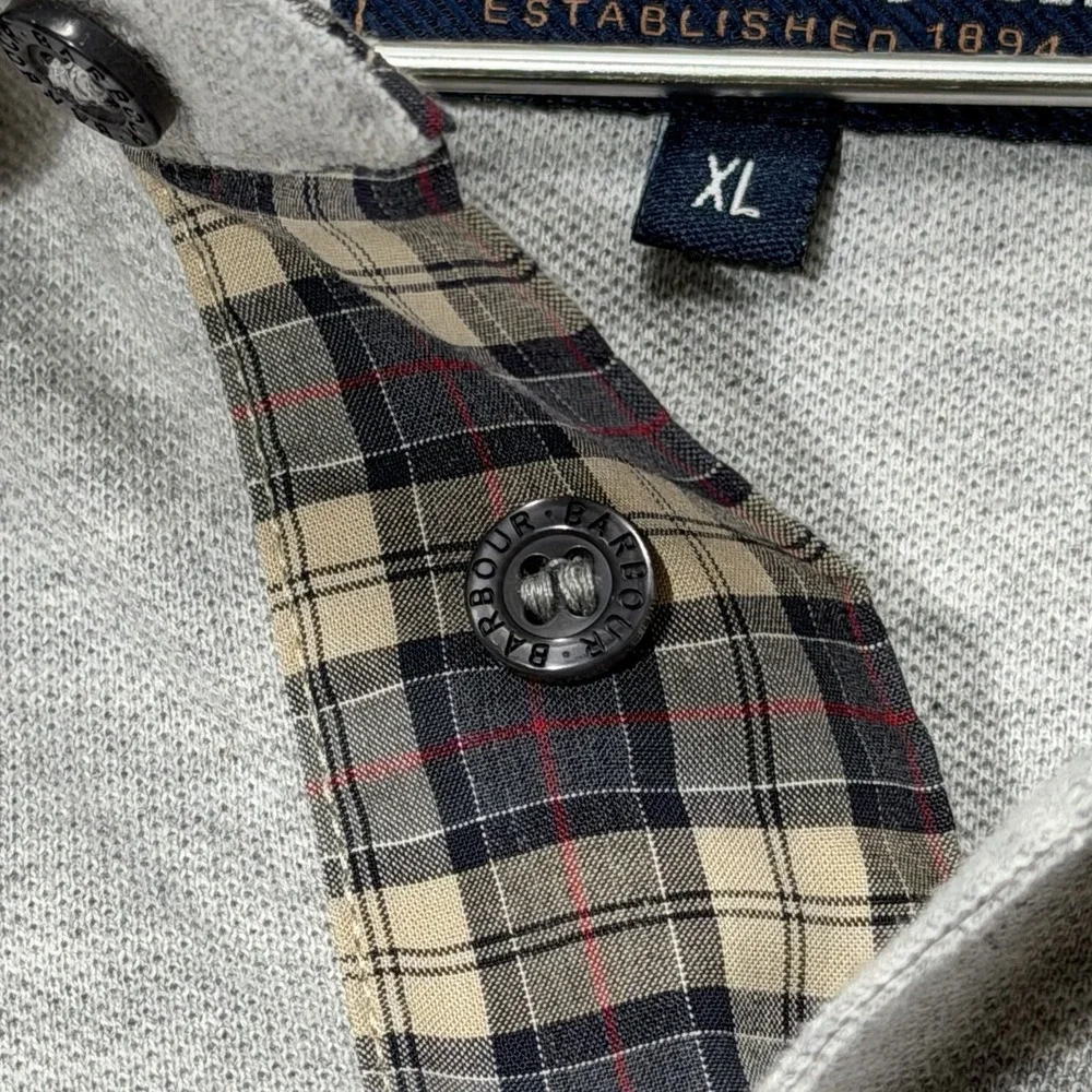 Barbour Men's‎ Blaine Tailored-Fit Tartan Long-Sleeve Polo Shirt
